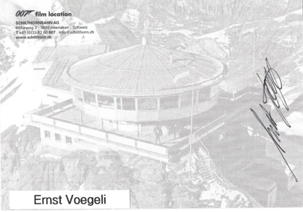 Ernst Voegeli - Sleigh Driver - "OHMSS"