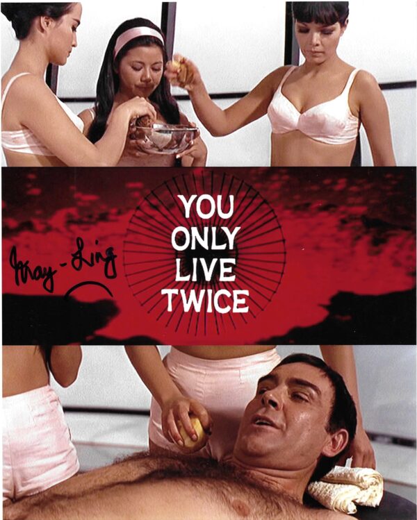 Mai Ling - Bath Girl & Titles girl in "YOLT" + "Goldfinger"