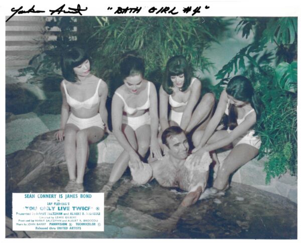 Yasuko Nagazumi - Bath Girl in "YOLT" + "OHMSS"