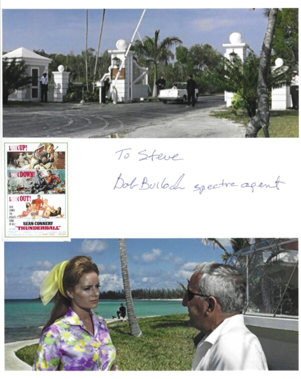 Robert Bulloch - Largo Henchman - "Thunderball"