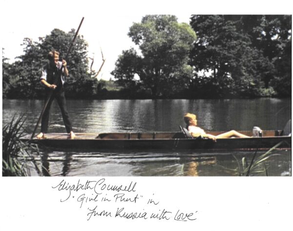 Elizabeth Counsell - Woman in Punt - "From Russia With Love"