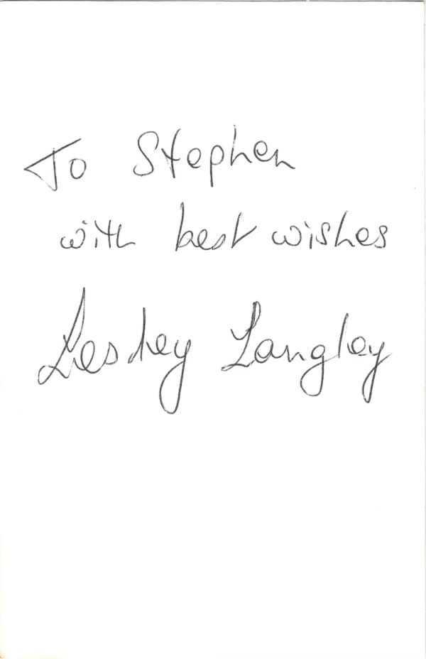 Lesley Langley - Flying Circus Pilot - "Goldfinger"