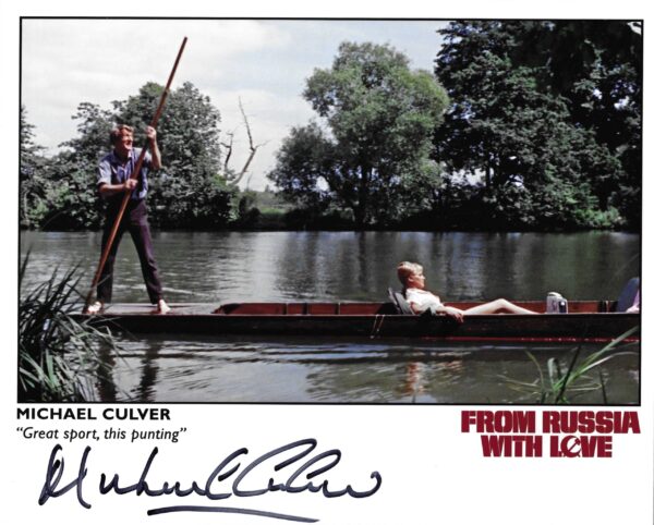 Michael Culver - Man on Punt - "From Russia With Love"