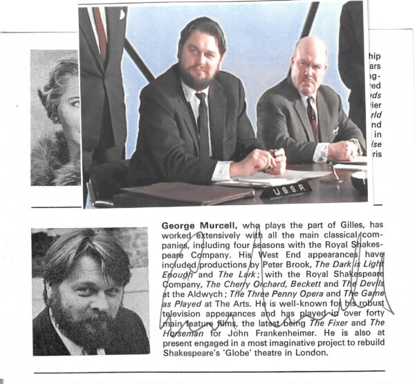 George Murcell - Russian Diplomat - "You Only Live Twice"