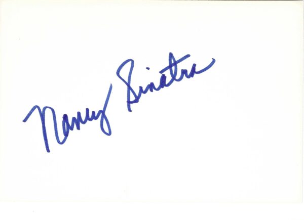 Nancy Sinatra - Title Singer - "You Only Live Twice"