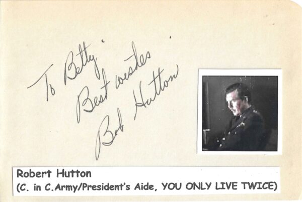 Robert Hutton - U.S. Army General - "You Only Live Twice"