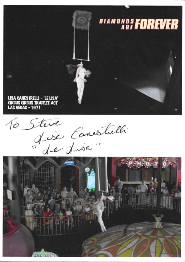 Lisa Canestrelli - Trapeze Artist - "Diamonds Are Forever"