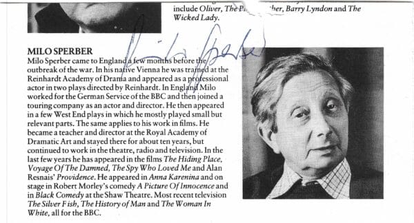 Milo Sperber - Professor Markovitz - "TSWLM"