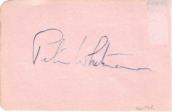 Peter Whitman - Lieutenant - "TSWLM"