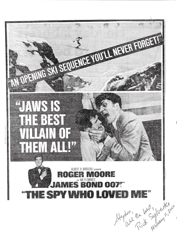 Rick Sylvester - Stunts - "TSLWM" + "FYEO"