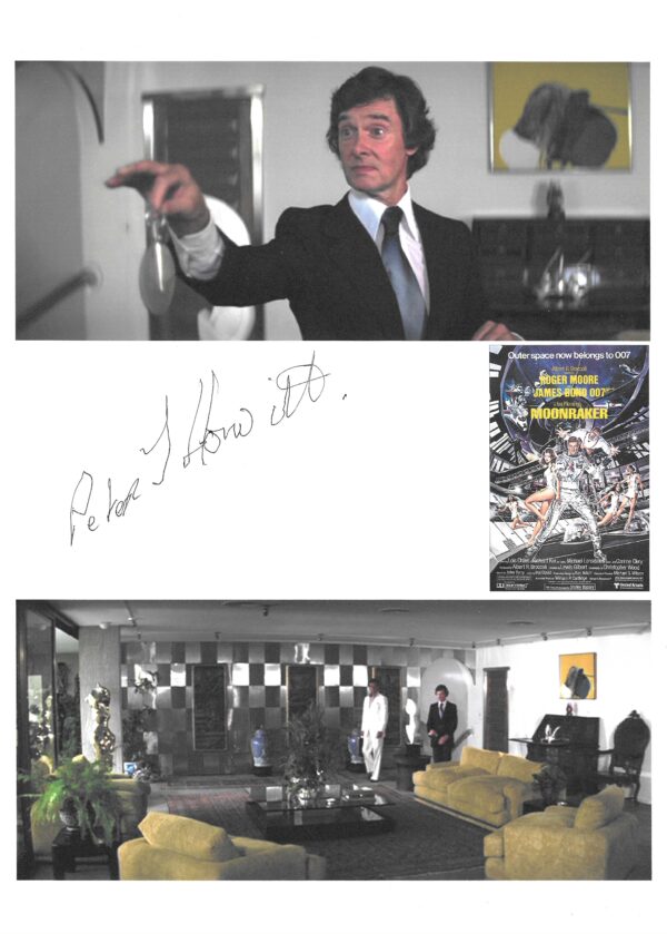 Peter J. Howitt - Hotel Manager & Set Dresser - "Moonraker" + Others