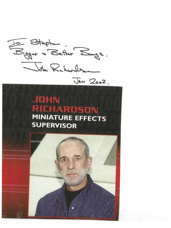 John Richardson - Special Effects