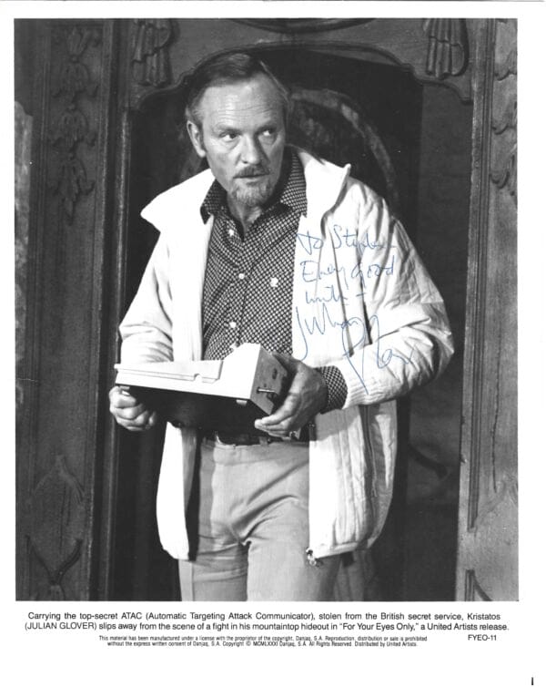 Julian Glover - Aristotle Kristatos - "FYEO"