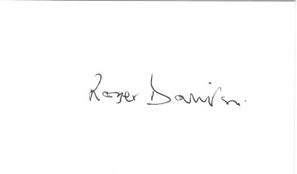 Roger Davidson - St. Georges Officer - "FYEO"